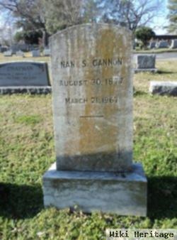 Nancy Thompson "nannie" Smith Cannon