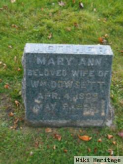 Mary Ann Waide Dowsett