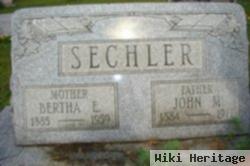 Bertha Estella Synder Sechler