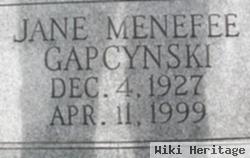 Mary Jane Menefee Gapcynski