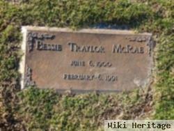 Bessie Traylor Mcrae