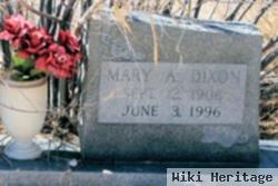 Mary A Dixon