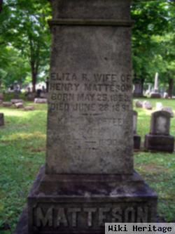 Eliza R Chaffee Matteson