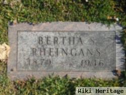 Bertha Sarah Wesenberg Rheingans