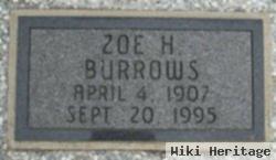 Zoe H Burrows