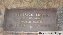 Pfc Frederick Brown