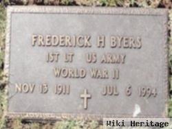 Lieut Frederick H Byers