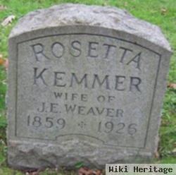 Amy Rosetta Kemmer Weaver Weaver