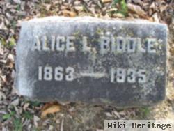 Alice L Hoover Biddle