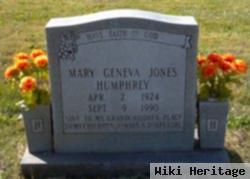 Mary Geneva Jones Humphrey