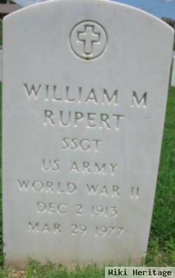 William M Rupert