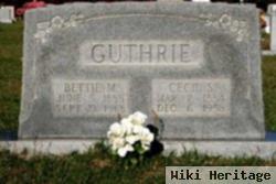 Elizabeth "bettie" Midgett Guthrie