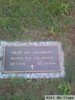 Ollie Lee Shamblin