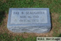 Fay Burgess Slaughter