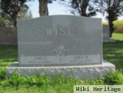Lewis W Wise