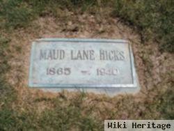 Maud Lane Hicks