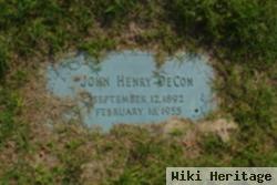 John Henry Decon