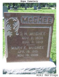 D. H. Mcghee