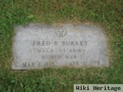 Pfc Fred R Burkey