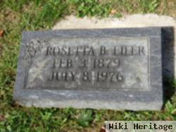 Rosetta B Eiler