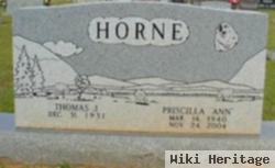 Pricilla "ann" Horne