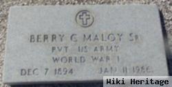 Berry C Maloy, Sr