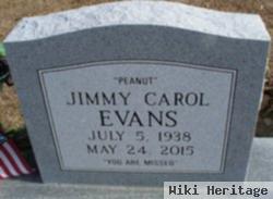 Jimmy Carol "peanut" Evans