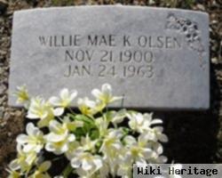 Willie Mae K Olsen