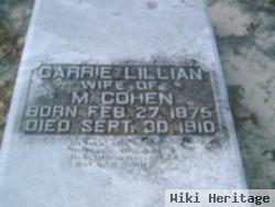 Carrie Lillian Mitchell Cohen