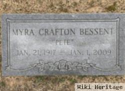 Myra Elizabeth ""pete"" Crafton Bessent