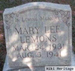 Mary Lee Lemons