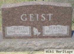 Bertha Hoff Geist