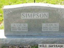 Jean N Simpson