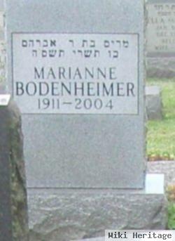 Marianne Bodenheimer