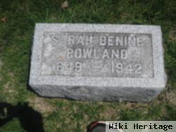 Sarah Benine Hill Rowland