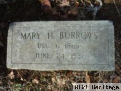 Mary H Burrows