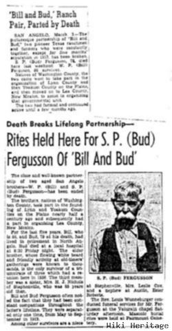 Simpson Price "bud" Fergusson