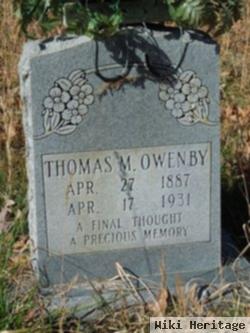 Thomas M Owenby