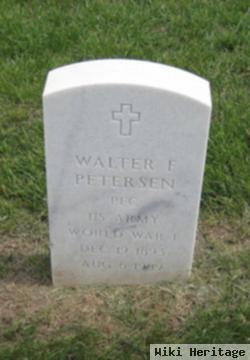 Walter F Petersen