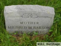 Mildred M Babson