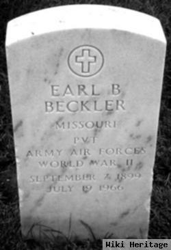 Earl B Beckler