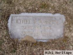 Ethel R Warren