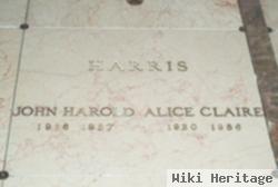 Alice Claire Harris