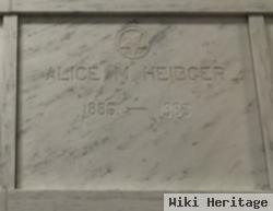 Alice May Whitcomb Heidger