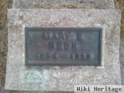 Mary E Beck