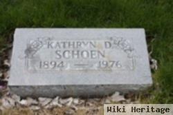 Kathryn D Schoen