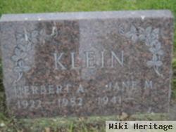 Herbert A Klein