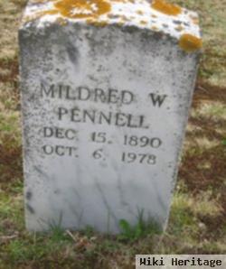 Mildred W Pennell