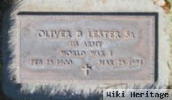 Oliver Benjamin Lester, Sr