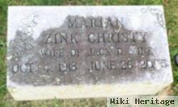 Marian Hufford Zink Christy